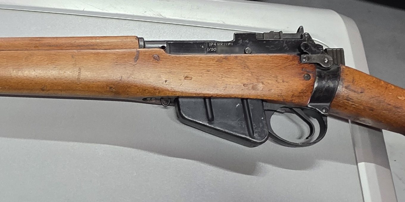 The action and magazine of a Lee-Enfield No. 4 Mk 2