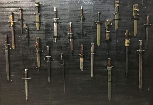 Military knives from a collection