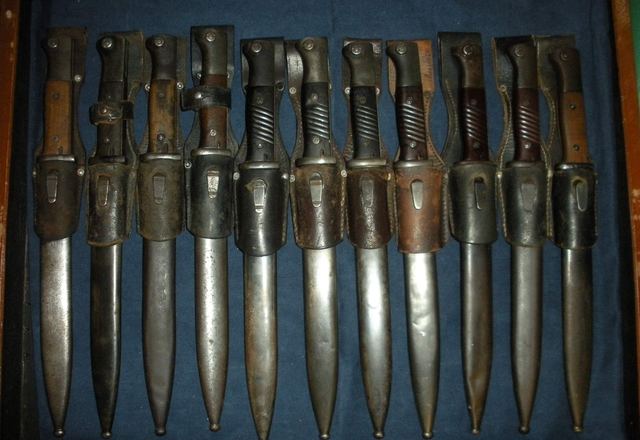 A bayonet collection